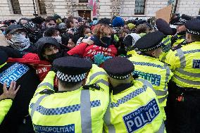 Protest For Arms Embargo On Israel In London