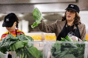 DC: Vice President Harris Volunteers at DC Central Kitchen on Thanksgiving