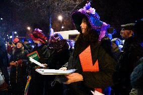 Rally In Support Of Safe And Legal Abortion In Poland.