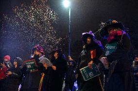 Rally In Support Of Safe And Legal Abortion In Poland.