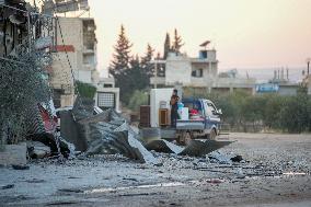 Massacre In Atarib, West Of Aleppo