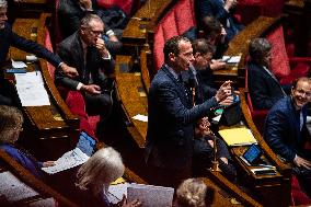 Debate In The French Parliament On Repeal Of The Pension Reform