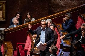 Debate In The French Parliament On Repeal Of The Pension Reform