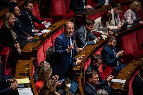 Debate In The French Parliament On Repeal Of The Pension Reform