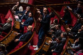 Debate In The French Parliament On Repeal Of The Pension Reform