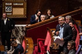 Debate In The French Parliament On Repeal Of The Pension Reform