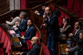 Debate In The French Parliament On Repeal Of The Pension Reform