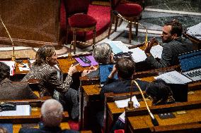 Debate In The French Parliament On Repeal Of The Pension Reform