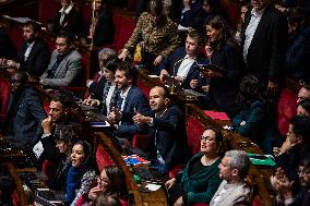 Debate In The French Parliament On Repeal Of The Pension Reform