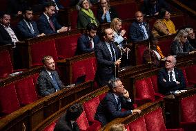 Debate In The French Parliament On Repeal Of The Pension Reform