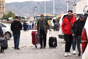 Refugees Return Lebanon - Syria