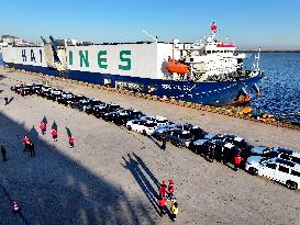 Lianyungang Port Vehicles Export