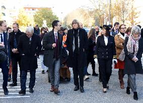 Valerie Letard Visit To Olympic Village And Ecoquartier Label Presentation - Saint-Denis