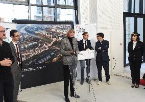 Valerie Letard Visit To Olympic Village And Ecoquartier Label Presentation - Saint-Denis