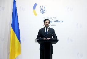 Briefing of Ukrainian Foreign Ministry spokesperson in Kyiv