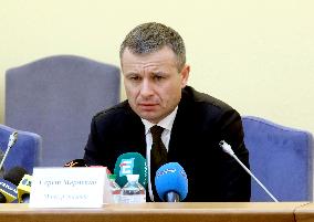 News conference of Ukrainian Finance Minister in Kyiv