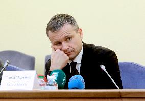 News conference of Ukrainian Finance Minister in Kyiv