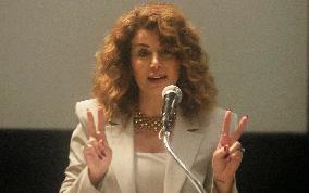 Joumana Haddad, A Lebanese Journalist, Visited Mexico To Talk About Women's Resistance To War