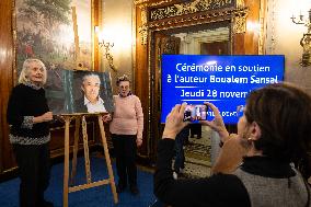 Ceremony To Support Boualem Sansal - Nice