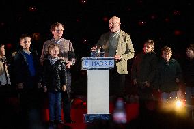 Christmas Lights Switch On In Madrid