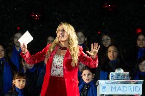 Christmas Lights Switch On In Madrid