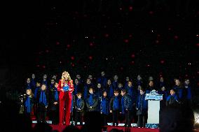 Christmas Lights Switch On In Madrid