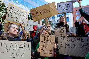 Employees Of The Bayard Press And Publishing Group On Strike In Paris