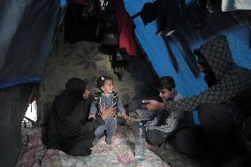 Mideast Gaza Deir Al-Balah Displaced People Life in Tent