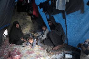 Mideast Gaza Deir Al-Balah Displaced People Life in Tent