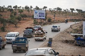 Thousands Displaced As Regime Forces Intensify Airstrikes And Shelling In Idlib And Aleppo