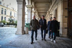 Meeting with French agricultural syndicates at the Ministry of Agriculture in Paris FA