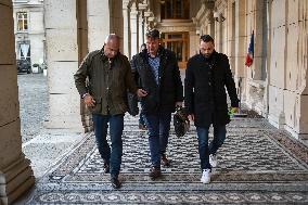 Agricultural Unions at the Ministry of Agriculture - Paris