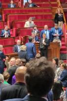 Altercation Between Two Deputies at The National Assembly - Paris