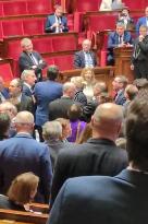 Altercation Between Two Deputies at The National Assembly - Paris