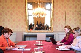 Meeting with French agricultural syndicates at the Ministry of Agriculture in Paris FA