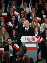 Law And Justice Party Nominates Karol Nawrocki For 2025 Presidential Election