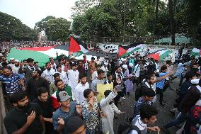 Solidarity with The Palestinian People Rally - Dhaka