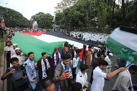 Solidarity with The Palestinian People Rally - Dhaka