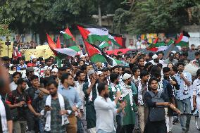 Solidarity with The Palestinian People Rally - Dhaka