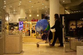 Environmental Protest Against Black Friday In Helsinki, Finland