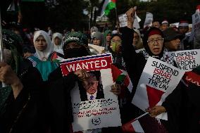 International Day Of Solidarity With The Palestinian People Rally In Jakarta