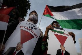 International Day Of Solidarity With The Palestinian People Rally In Jakarta