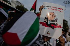 International Day Of Solidarity With The Palestinian People Rally In Jakarta