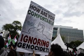 International Day Of Solidarity With The Palestinian People Rally In Jakarta