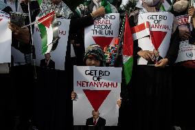 International Day Of Solidarity With The Palestinian People Rally In Jakarta