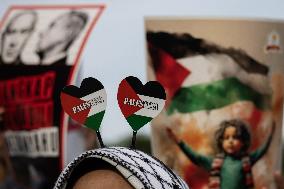 International Day Of Solidarity With The Palestinian People Rally In Jakarta