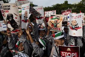 International Day Of Solidarity With The Palestinian People Rally In Jakarta