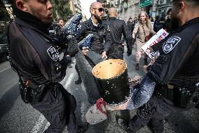 Israeli Activists Protest Against Israeli Attacks On Gaza