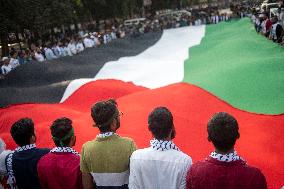 March For Palestine In Dhaka