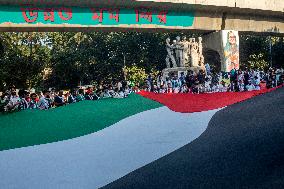 March For Palestine In Dhaka